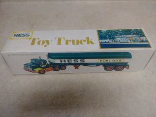 Hess Gasoline Vehicle - 1977 Toy Semi Truck Tanker - Vintage Nos