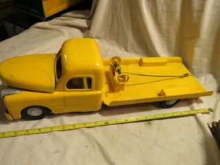 Vintage Structo Flat Bed Tow Truck,  1950s