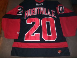 M Vintage Ccm Authentic Luc Robitaille Detroit Red Wings Nhl Jersey Michigan