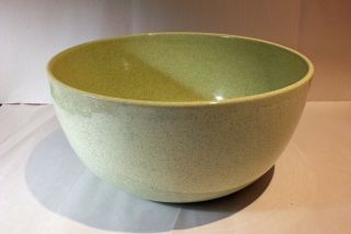 Vtg Bauer Speckled Bowl Large 15.  5 Inches Across Yellow Light Green California