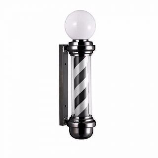 Common Wealth 32 " Black & White Barber Pole Classic Vintage Modern Shop Light