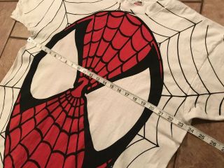 SPIDER - MAN 1993 Shirt Vtg XL marvel all over print carnage Venom xmen avengers 6