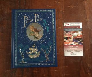 Rare Disney Tinker Bell Margaret Kerry Signed Peter Pan Book Jsa Cert Authentic