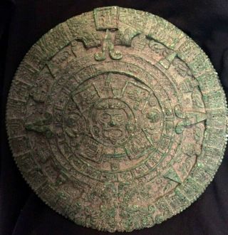 Vintage Turquoise Mayan Divination Table Calendar & Haunted Antiques Novel