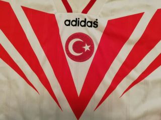 Match worn shirt Turkey National Team adidas 1994 rare camisa maglia L/S 3
