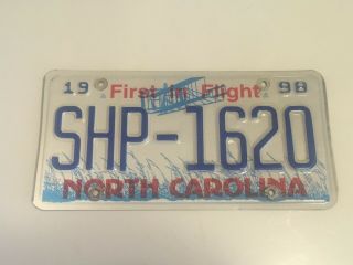 Vintage North Carolina State Police Highway Patrol Trooper License Plate