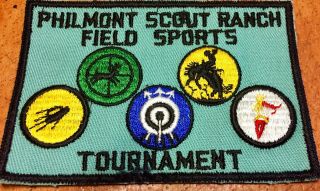 Vintage 1950s Philmont Scout Ranch Pocket Patch