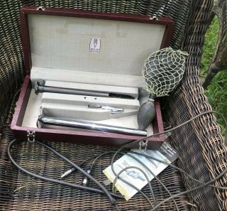 Vintage Welch Allyn Distally Iluminated Protoscope Obturator Stainless Steel