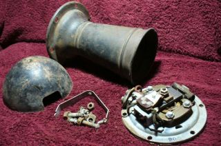 VTG HORN 40s 50s 60 DELCO REMY 801 REFURB CHEVY FORD DODGE CADY GM ACCESSORY 4 4