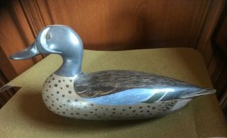 Blue Wing Teal Decoy Charles Perdew (repaint)