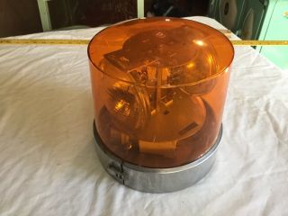 Vintage Grote Model No 7622 Amber Beacon Dual Emergency Light