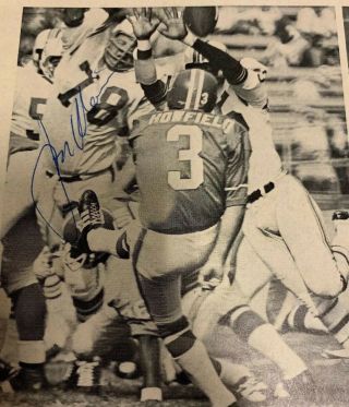 Vintage Autographed/Signed Leroy Mitchell East Vs West AFL All - Star Game Program 3