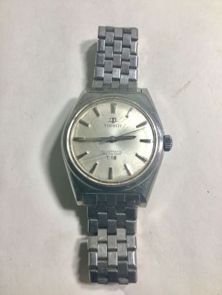 Vintage Tissot Automatic Seastar T 12 35mm 8 Inches Running 3