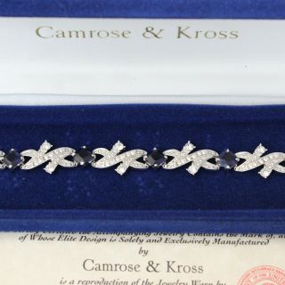 Camrose & Kross Jackie Kennedy (jbk) Silver Plated With Certificate And Box