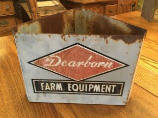Vintage Ford Dearborn Farm Equipment Tractor Metal Sign