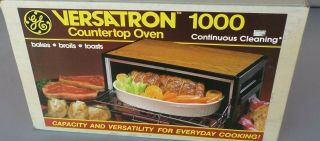 Vintage General Electric Versatron 1000 Oven Broiler Toaster Ct01000