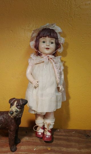 Horseman Antique Doll 19 " Tall Sleepy Eyes E.  I.  H.  Co.  Inc.  1904 - 1920
