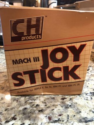 Vintage CH PRODUCTS MACH III Joy Stick IBM PC 8 Pin Connector 2