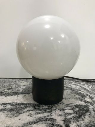 Vintage Mid - Century Modern Lollipop Globe Lamp Sphere Orb Ball Space Age Mod