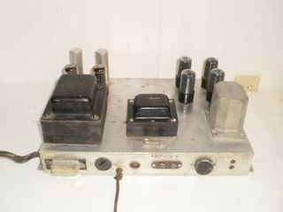 Vintage Magnavox Mono Tube Amplifier Quad 6V6 Outputs 4