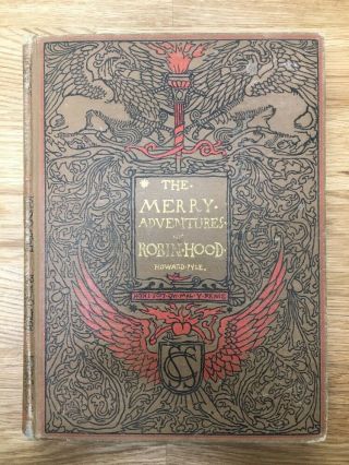 A3 Rare,  1883,  First Edition,  Howard Pyle,  The Merry Adventures Of Robin Hood