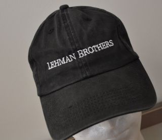 Lehman Brothers Sports Cap Vintage Look / Bogo 10th Anniversary