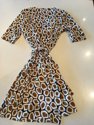Diane Von Furstenberg Julian Two 1974 Vintage Leopard Print Wrap Dress Sz 12 8