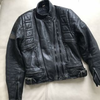 Ladies Vintage Belstaff Cafe Racer Leather Biker Jacket - Size 12 Very Rare