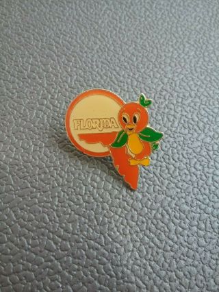 Pre Disney Florida Orange Bird Lapel Pin Vintage