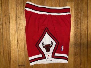 Vintage Chicago Bulls Authentic Basketball Shorts Jordan Sz 34 3