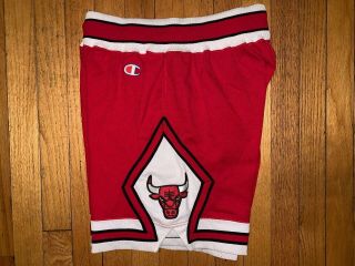 Vintage Chicago Bulls Authentic Basketball Shorts Jordan Sz 34 4