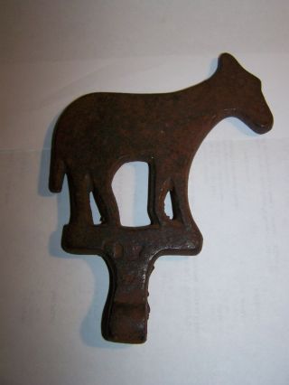 Vintage Donkey - Carnival Game Shooting Gallery Cast Iron Target
