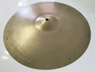 50s Vintage Zildjian Avedis 16 " Med - Thin Crash Cymbal,  Sound File (sizzle/trans)