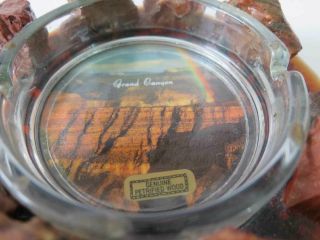 Vintage Ashtray Petrified Wood Souvenir from GRAND CANYON 3