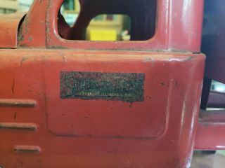 Vintage Structo Pressed Steel Dump Truck - 1950s 2