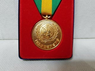 RARE ROK ARMY PKO Overseas Peacekeeping MEDAL Ribbon ORDER Insignia Badge Korea 2