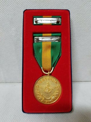 RARE ROK ARMY PKO Overseas Peacekeeping MEDAL Ribbon ORDER Insignia Badge Korea 4