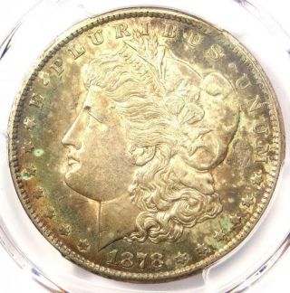 1878 - Cc Morgan Silver Dollar $1 - Pcgs Au55 - Rare Certified Carson City Coin