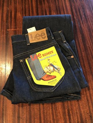 Nwt 70’s Vintage Lee Riders Bootcut 34x30 Jeans 200 - 0341 Deadstock Nos
