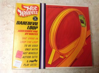 Vintage Mattel Hot Wheels Daredevil Loop Accessory Pak Stock 6226 1967