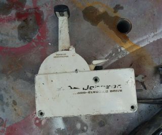 Vintage Johnson Hydro Electric Control Box,  Keys And Connectors