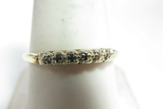 Vintage 14k Solid Gold 4 Way Gross Ring/band