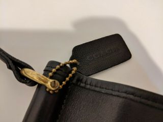 Vintage COACH 9930 Murphy Willis Black Leather Crossbody Shoulder Bag - USA Made 7