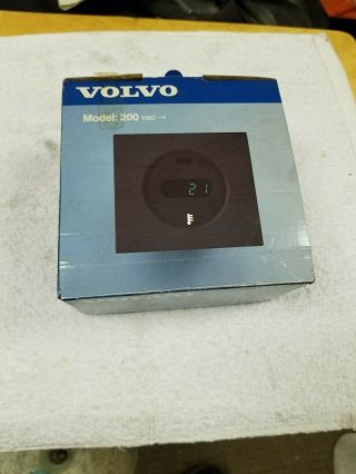 Rare Nos Volvo 240 Digital Ambient Temperature Gauge W/sender Vdo