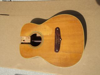Vintage 1960s 68 Fender Villager Acoustic Guitar Body