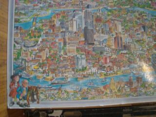 Vintage Philadelphia cartoons map 1977 by Cindy Delpart; Tom Dodds; Archar Inc. 5