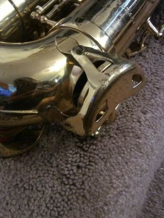 Vintage Conn USA Alto Saxophone No Mouthpiece with Case - 6
