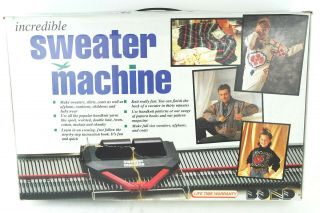 Vintage Bond Incredible Sweater Machine Knitting 1997 Complete