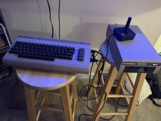 Vintage Commodore 64 Computer W/ Box And 1541 Drive And