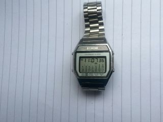 Seiko Vintage L.  C.  D Digital Quartz - A354 - 400a - Stainless Steel - - For Repair